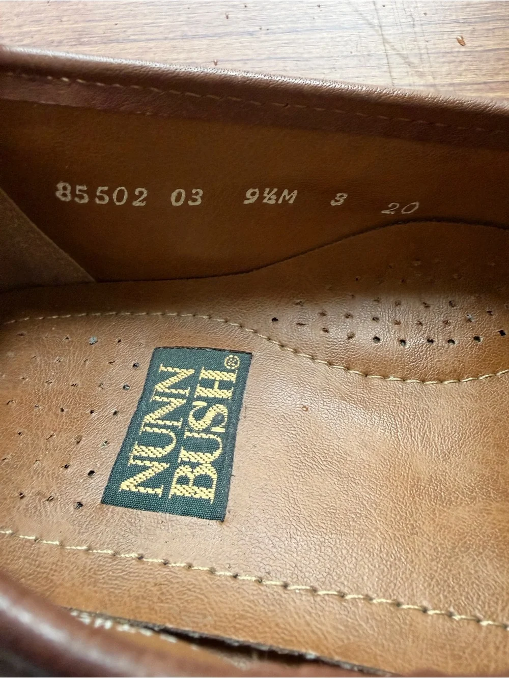 Nunn Bush Brown Woven Tassel Loafers